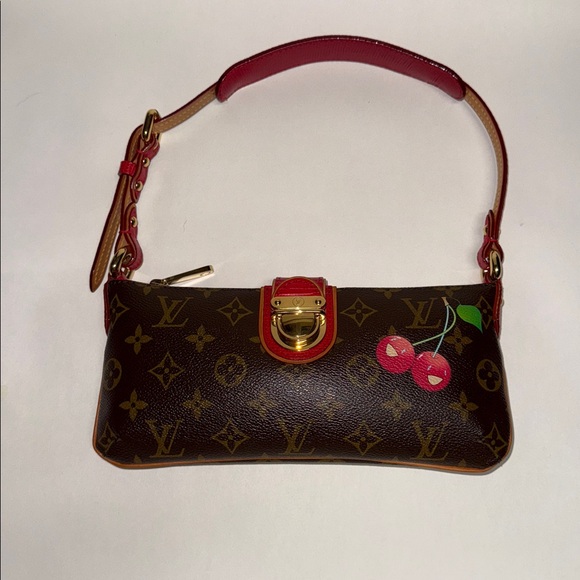 Louis Vuitton Handbags - Louis Vuitton Murakami Monogram cherry cerises Lizard Cherry pochette